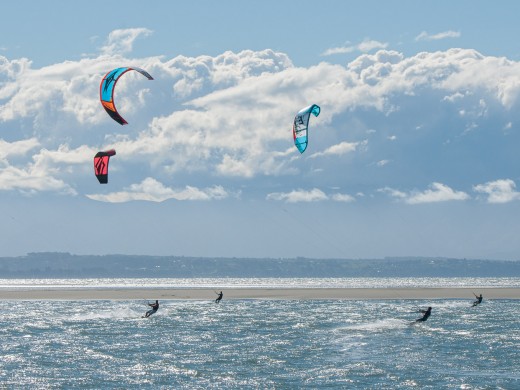 Tahunanui Kite Surfing Blind Channel , 