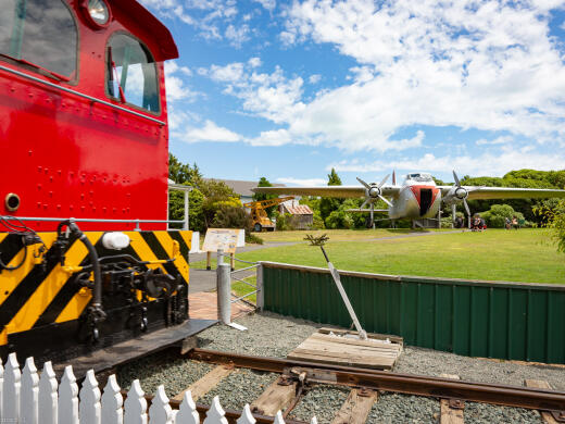 Founders Park Train And Plane Nelson