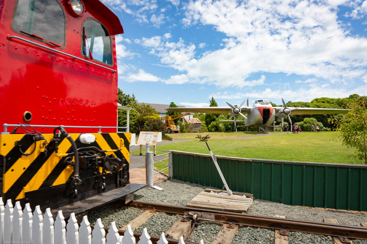 Founders Park Train And Plane Nelson