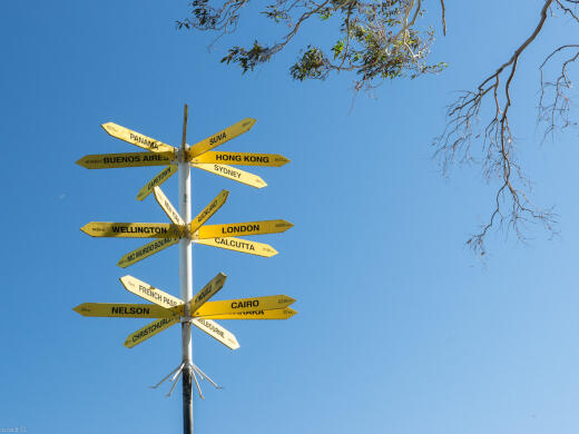 Kaiteriteri Kaka Point Reserve Signpost