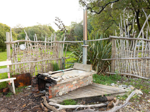 Kina Beach Wood Fired Bathtub