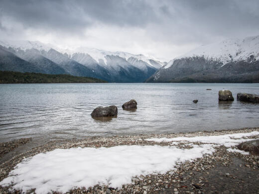 Nelson Lakes Rotoiti Winter Snow
