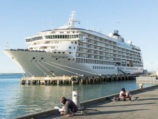 Wakefield Quay Nelson, Cruise Ship 'The World', 