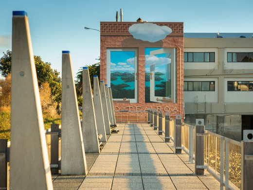 Wakefield Quay Nelson, Mural by Chris Finlayson, 