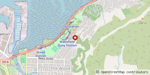 Map showing location of Founders Heritage Park