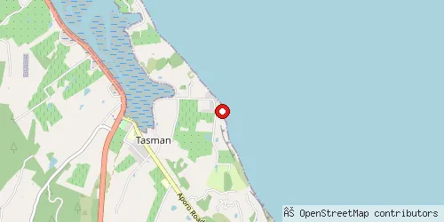 Map showing location of Kina Beach