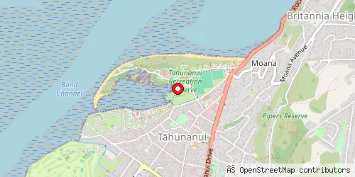 Map showing location of Ta Pa Harakeke Park (Tahunanui Reserve)